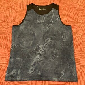 Heatgear Under Armour Black and Blue Tank Top